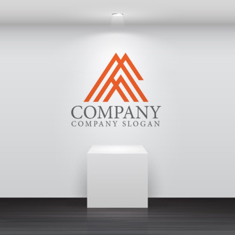 画像5: M・山・上昇・アルファベット・ロゴ・マークデザイン5668 (5)