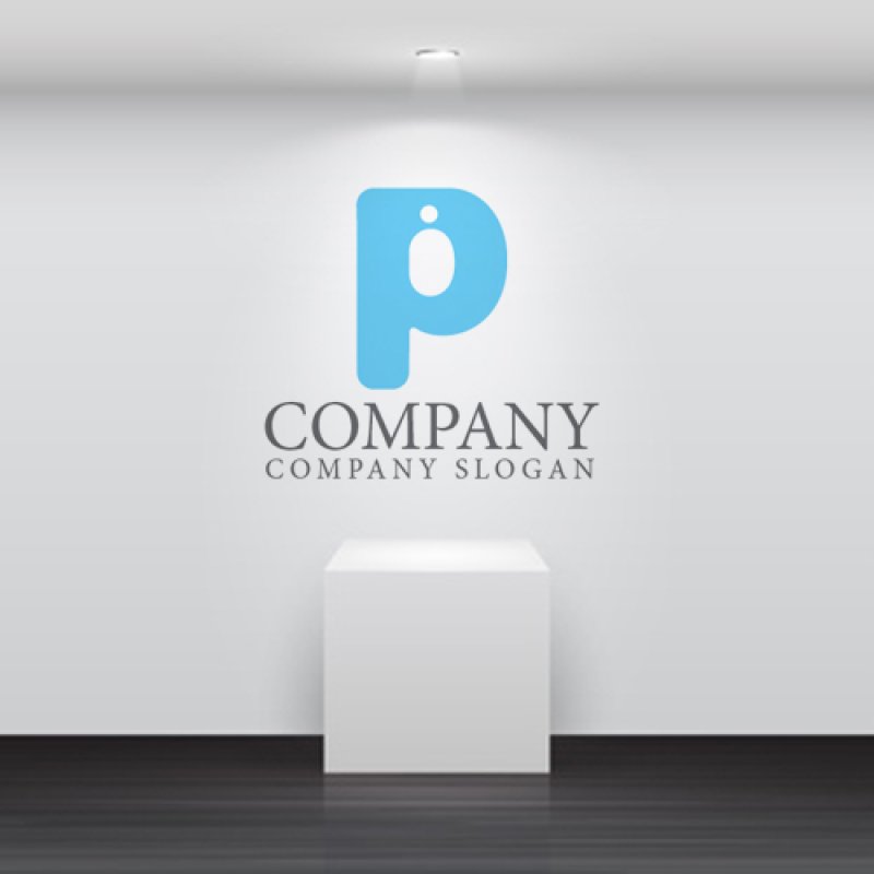 画像5: P・人・アルファベット・会社ロゴ・マークデザイン5669 (5)