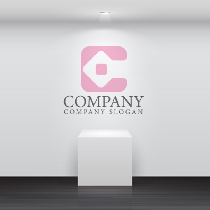 画像5: C・四角・人・アルファベット・ロゴ・マークデザイン5670 (5)