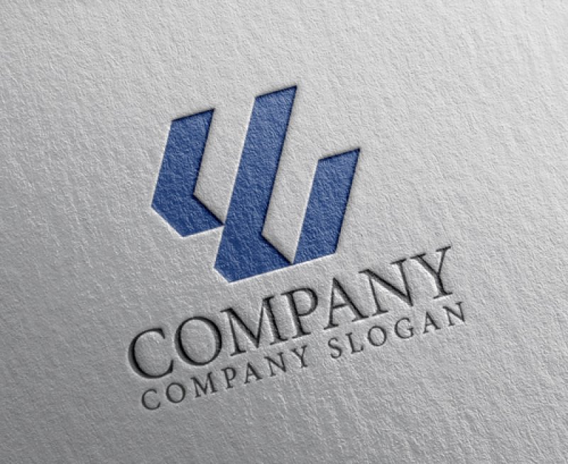 画像2: W・ビル・シンプル・アルファベット・ロゴ・マークデザイン5673 (2)