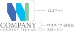 画像10: W・集合・四角・アルファベットロゴ・マークデザイン5674 (10)