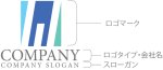 画像10: W・ビル・四角・アルファベットロゴ・マークデザイン5675 (10)
