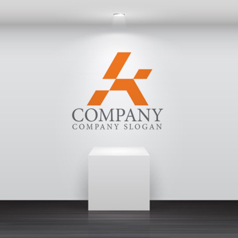 画像5: K・上昇・シンプル・アルファベット・ロゴ・マークデザイン5682 (5)