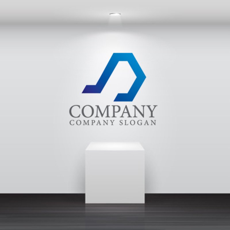 画像5: D・音符・グラデーション・アルファベット・会社ロゴ・マークデザイン5686 (5)