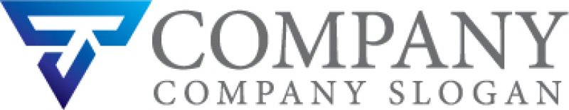 画像7: T・三角・グラデーション・アルファベット・会社ロゴ・マークデザイン5687 (7)