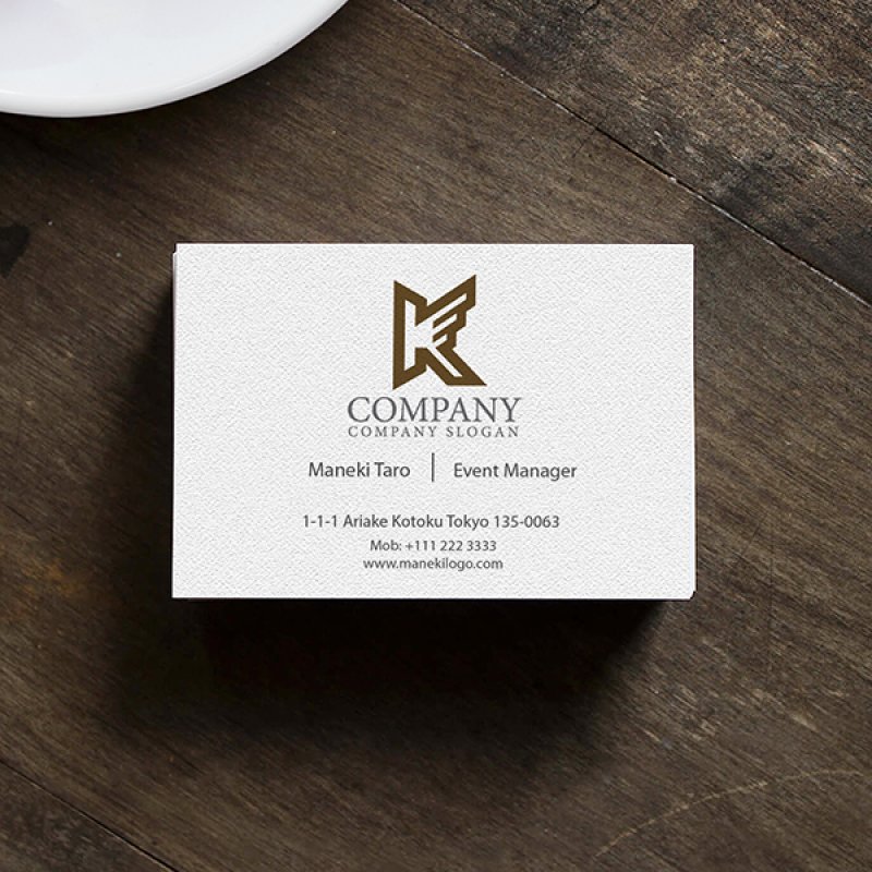 画像4: K・翼・上昇・アルファベット・ロゴ・マークデザイン5687 (4)