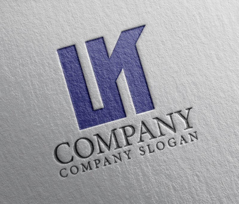 画像2: L・K・アルファベット・ロゴ・マークデザイン5689 (2)