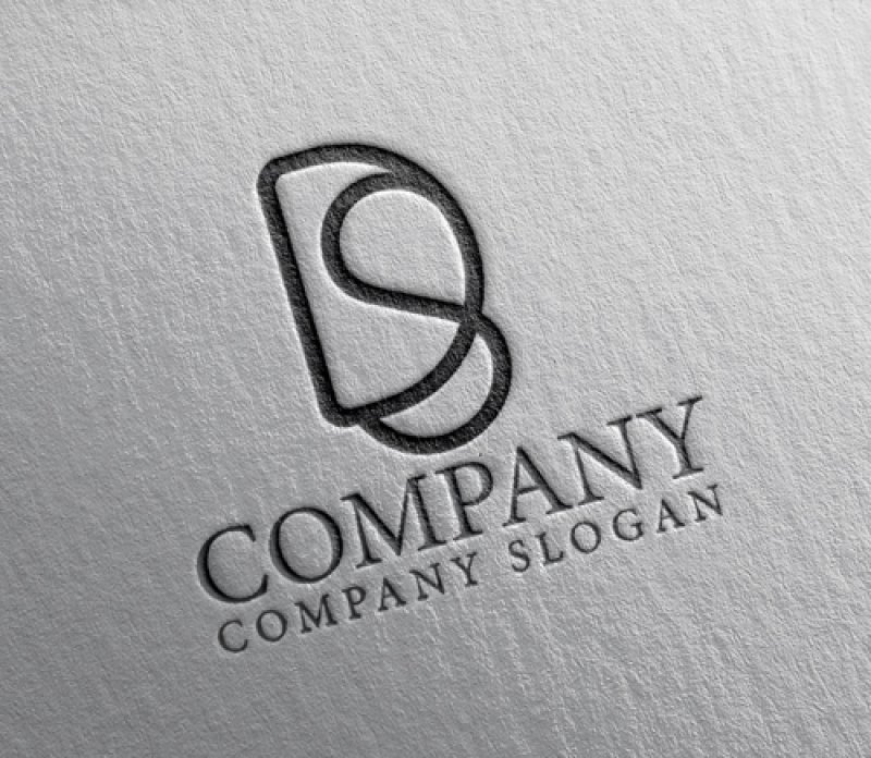 画像2: S・D・シンプル・アルファベット・ロゴ・マークデザイン5692 (2)