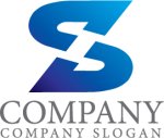 画像1: S・Z・グラデーション・アルファベット・会社ロゴ・マークデザイン5701 (1)