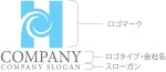 画像10: H・渦・水・アルファベット・会社ロゴ・マークデザイン5702 (10)