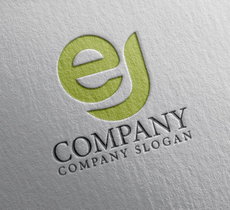画像2: e・j・シンプル・アルファベット・ロゴ・マークデザイン5704 (2)