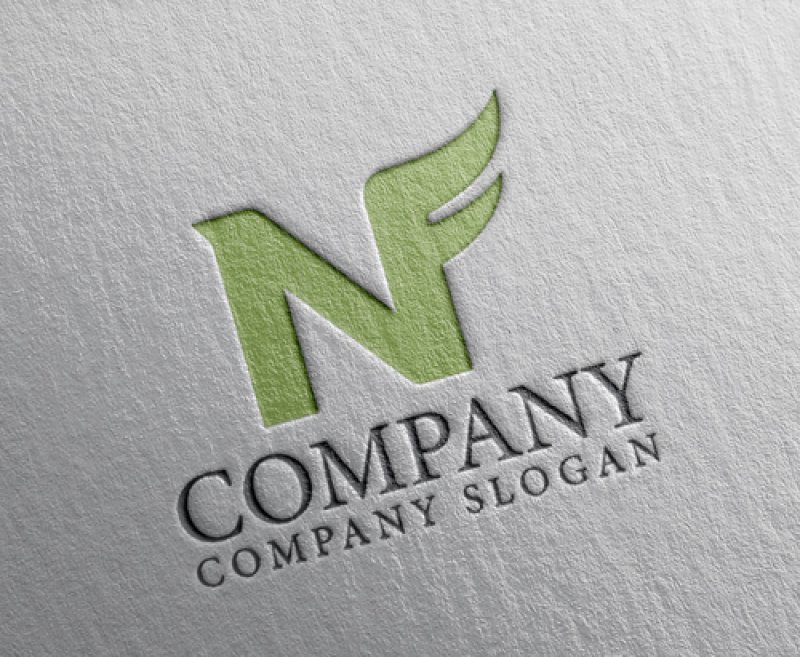 画像2: N・F・翼・アルファベット・ロゴ・マークデザイン5706 (2)