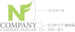 画像10: N・F・翼・アルファベット・ロゴ・マークデザイン5706 (10)