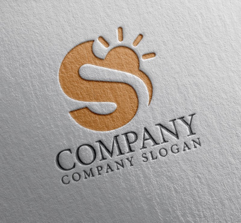 画像2: S・太陽・日の出・アルファベット・ロゴ・マークデザイン5707 (2)