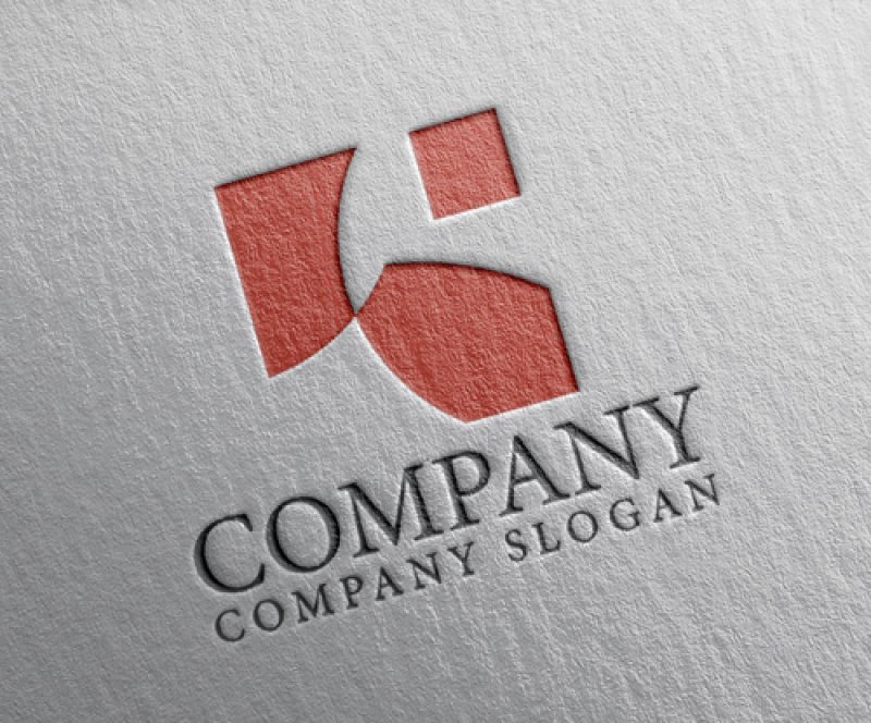 画像2: K・四角・ブロック・アルファベット・ロゴ・マークデザイン5717 (2)