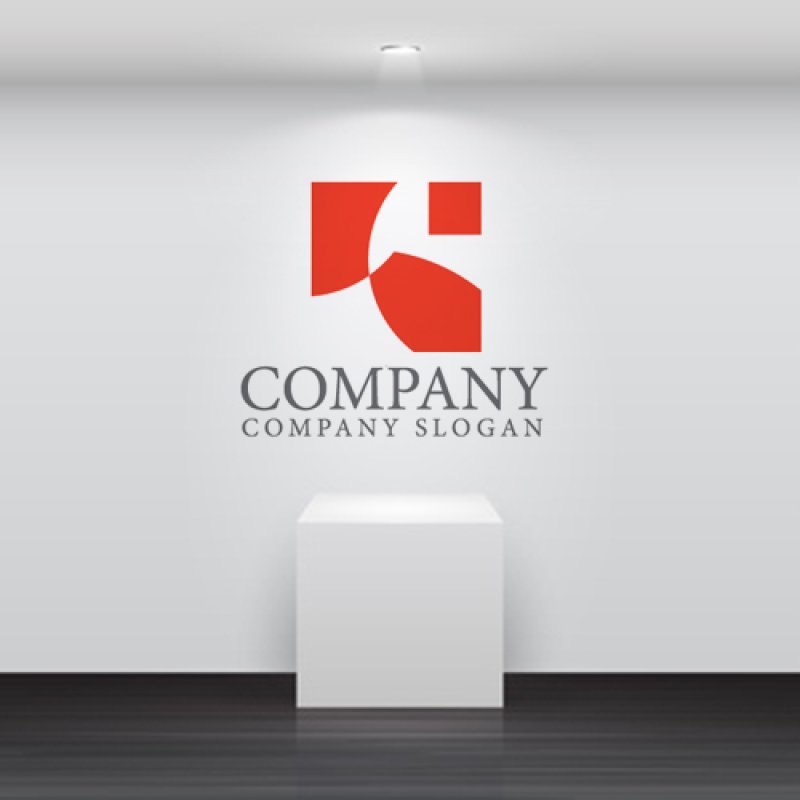 画像5: K・四角・ブロック・アルファベット・ロゴ・マークデザイン5717 (5)