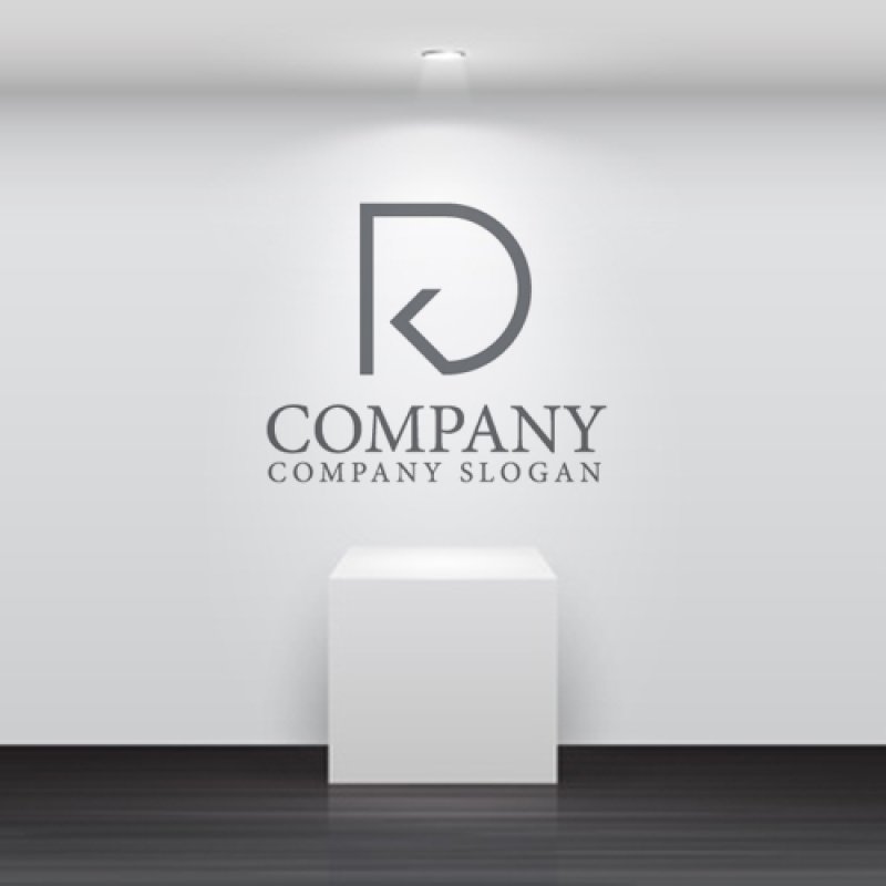 画像5: D・K・シンプル・アルファベット・ロゴ・マークデザイン5721 (5)