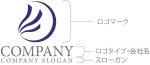 画像10: K・曲線・輪・上昇・アルファベット・ロゴ・マークデザイン5722 (10)