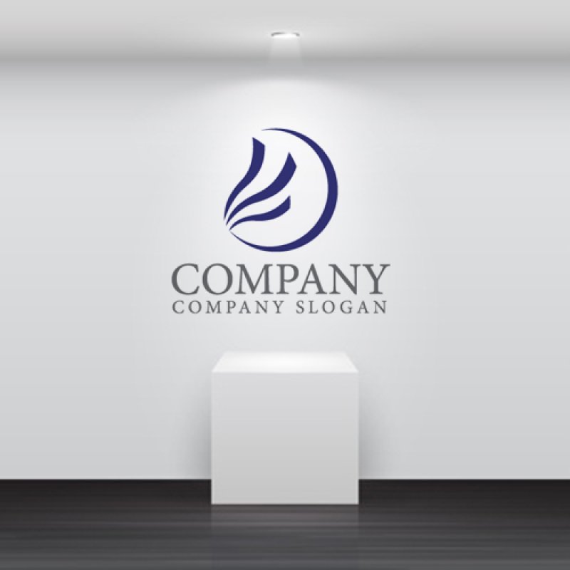 画像5: K・曲線・輪・上昇・アルファベット・ロゴ・マークデザイン5722 (5)