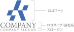 画像9: K・前進・移動・アルファベット・ロゴ・マークデザイン5725 (9)