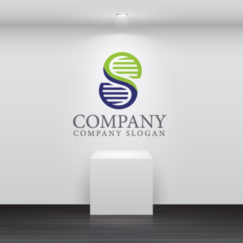 画像5: S・無限・DNA・細胞・アルファベットロゴ・マークデザイン5731 (5)