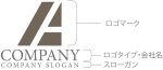 画像10: A・上昇・アルファベット・ロゴ・マークデザイン5733 (10)