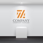 画像5: T・A・四角・アルファベット・ロゴ・マークデザイン5734 (5)