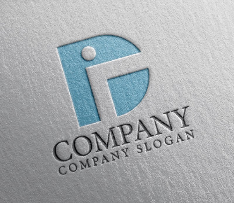 画像2: D・人・前進・アルファベット・会社ロゴ・マークデザイン5736 (2)