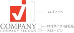 画像10: チェック・四角・人・アルファベット・ロゴ・マークデザイン5738 (10)