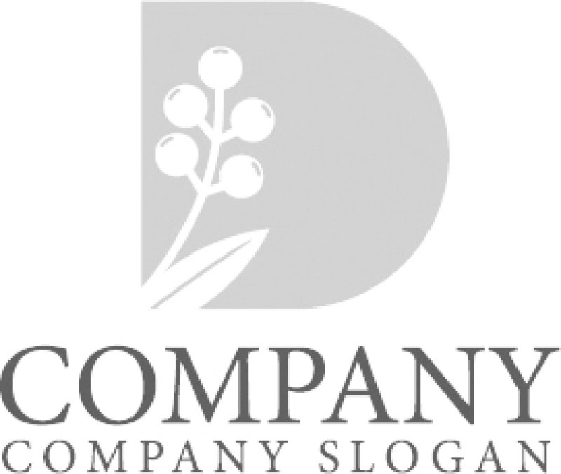 画像6: D・ 葉・実・アルファベット・ロゴ・マークデザイン5740 (6)