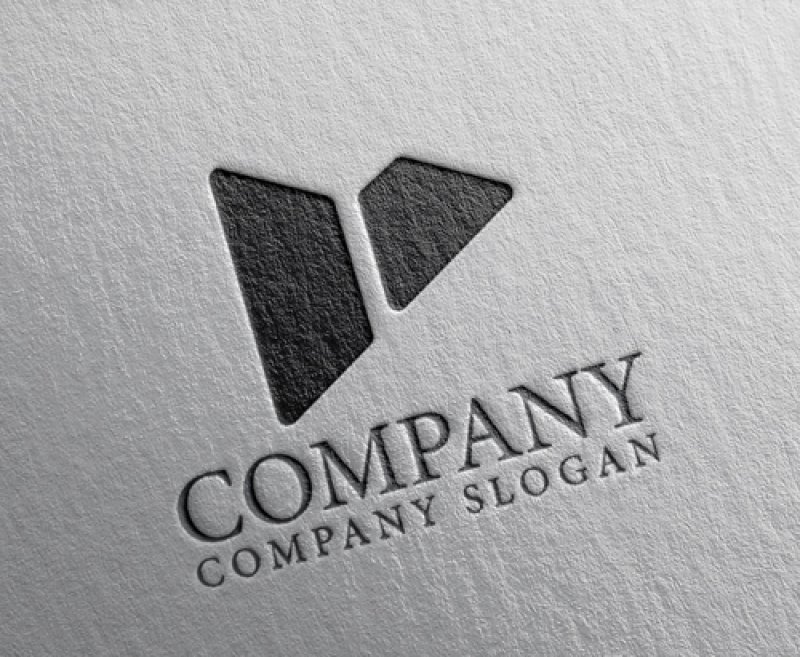 画像2: Y・K・三角・アルファベット・ロゴ・マークデザイン5743 (2)