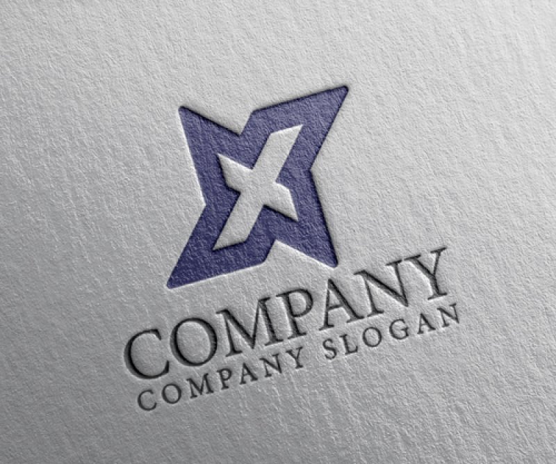 画像2: X・星・上昇・輝き・アルファベット・ロゴ・マークデザイン5745 (2)