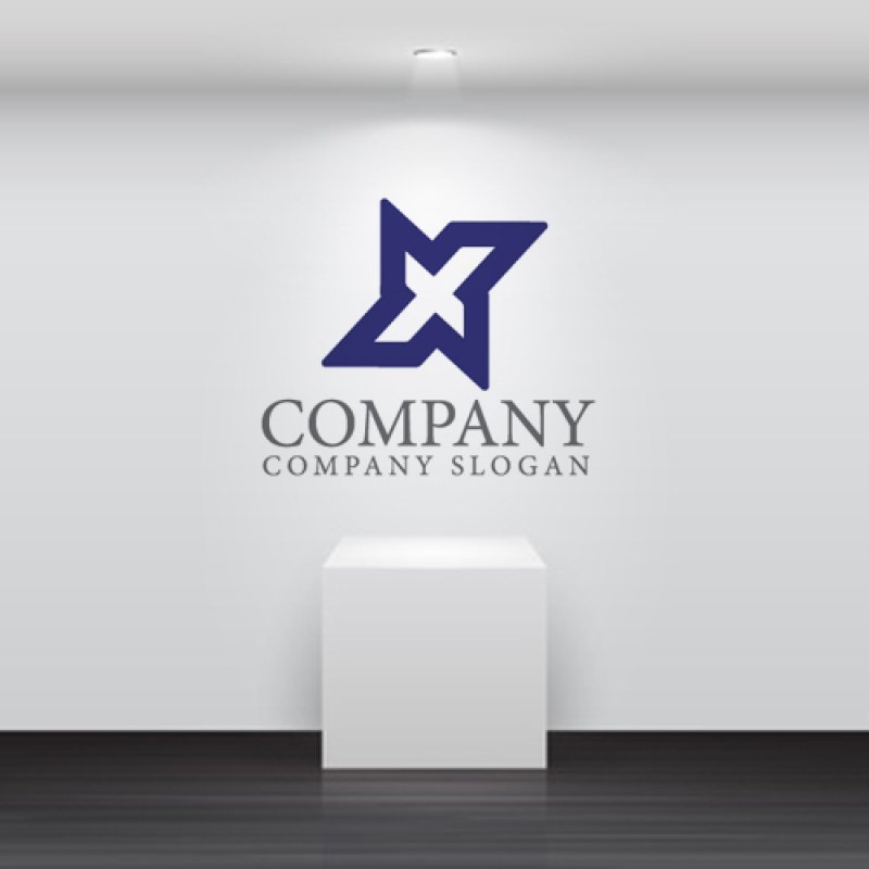 画像5: X・星・上昇・輝き・アルファベット・ロゴ・マークデザイン5745 (5)