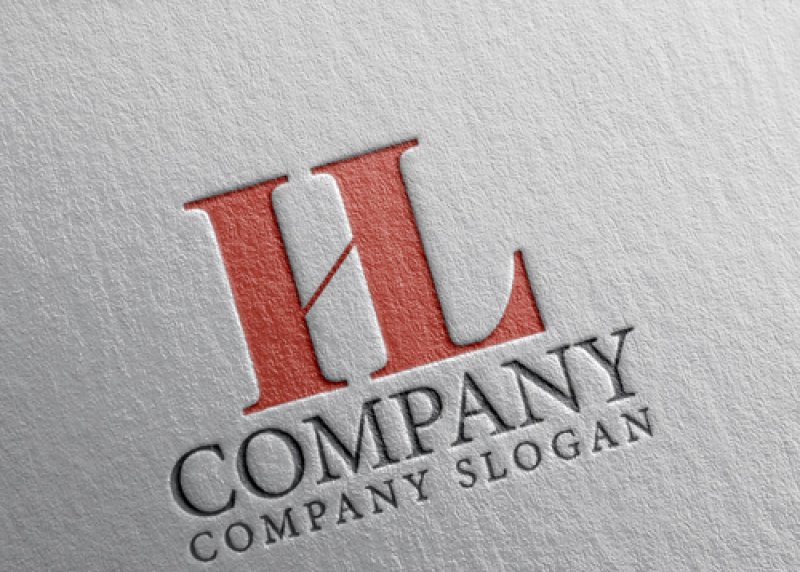 画像2: H・L・橋・アルファベット・ロゴ・マークデザイン5748 (2)