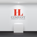 画像5: H・L・橋・アルファベット・ロゴ・マークデザイン5748 (5)
