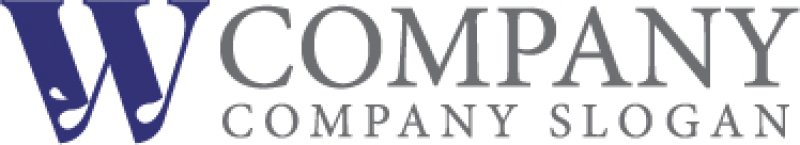 画像7: W・水滴・水・シンプル・アルファベット・ロゴ・マークデザイン5749 (7)