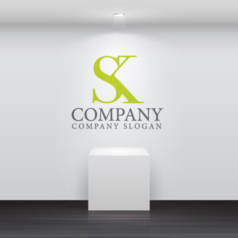 画像5: S・K・アルファベット・ロゴ・マークデザイン5751 (5)