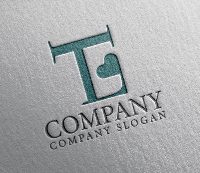 画像2: T・L・ハート・アルファベット・ロゴ・マークデザイン5752 (2)