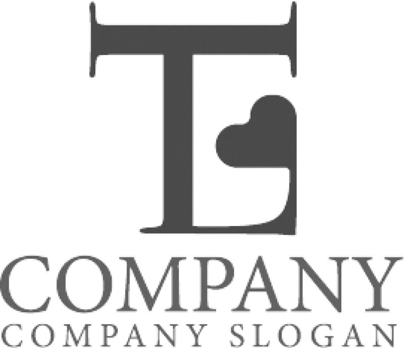 画像6: T・L・ハート・アルファベット・ロゴ・マークデザイン5752 (6)