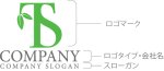 画像10: T・L・ハート・アルファベット・ロゴ・マークデザイン5753 (10)