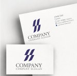 画像3: S・重なり・連続・シンプル・アルファベット・ロゴ・マークデザイン5755 (3)