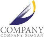 画像1: D・曲線・上昇・アルファベット・ロゴ・マークデザイン5756 (1)