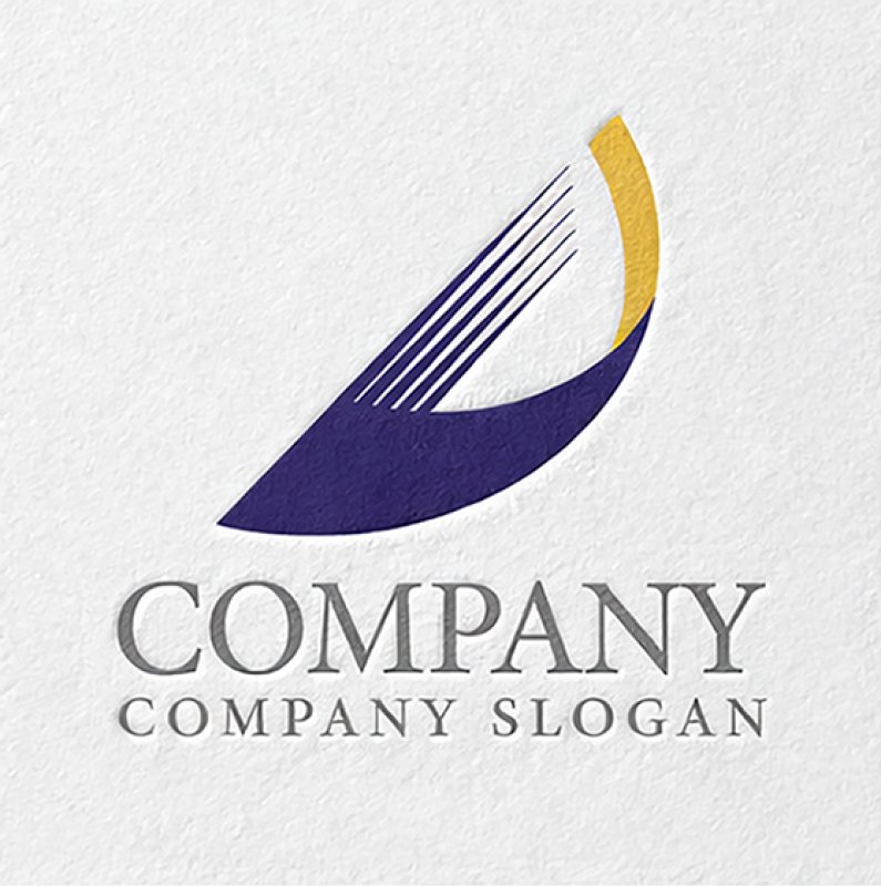 画像2: D・曲線・上昇・アルファベット・ロゴ・マークデザイン5756 (2)