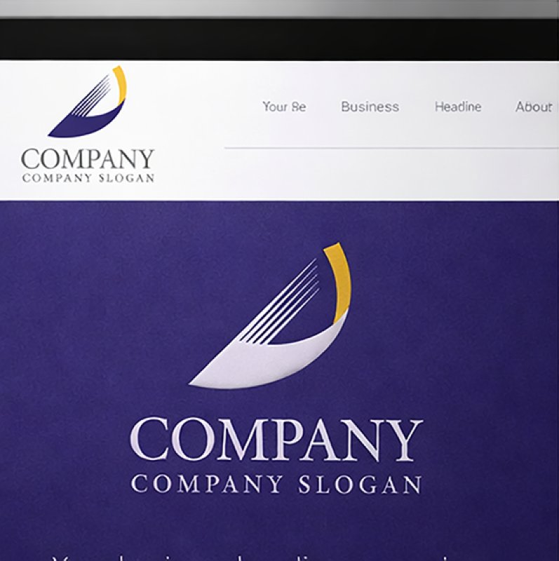 画像4: D・曲線・上昇・アルファベット・ロゴ・マークデザイン5756 (4)