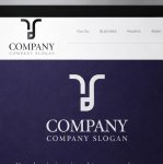 画像4: d・音符・T・アルファベット・ロゴ・マークデザイン5757 (4)