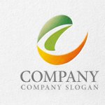 画像2: C・曲線・上昇・アルファベット・グラデーション・ロゴ・マークデザイン5761 (2)