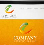 画像5: C・曲線・上昇・アルファベット・グラデーション・ロゴ・マークデザイン5761 (5)