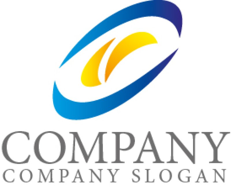 画像1: O・曲線・上昇・アルファベット・グラデーション・ロゴ・マークデザイン5762 (1)