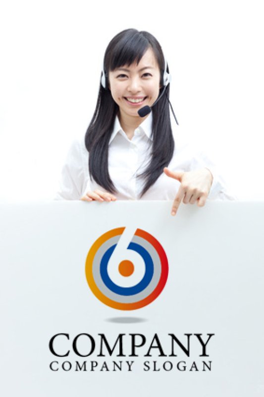 画像3: 6・的・上昇グラデーションロゴ・マークデザイン612 (3)