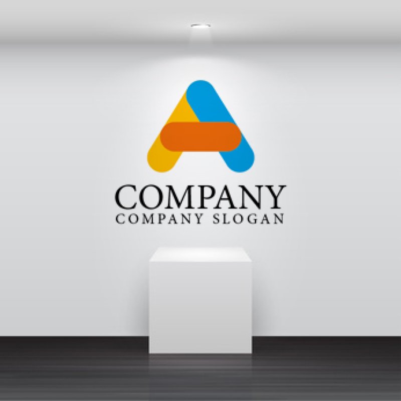 画像2: A・色・棒・アルファベットロゴ・マークデザイン641 (2)